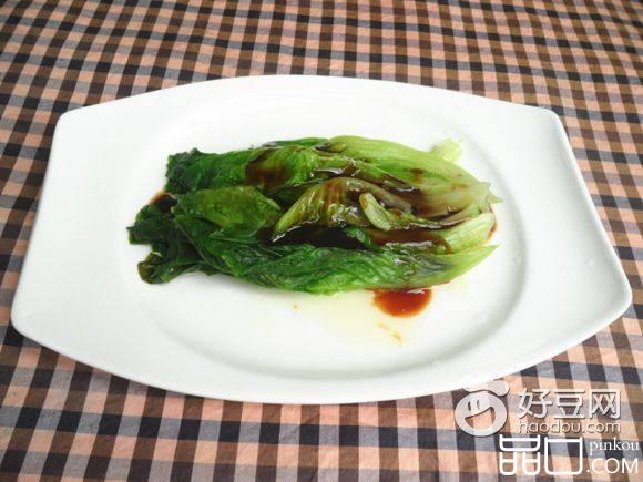 蚝油浇生菜