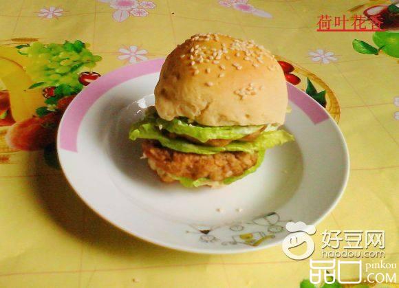 照烧猪肉汉堡