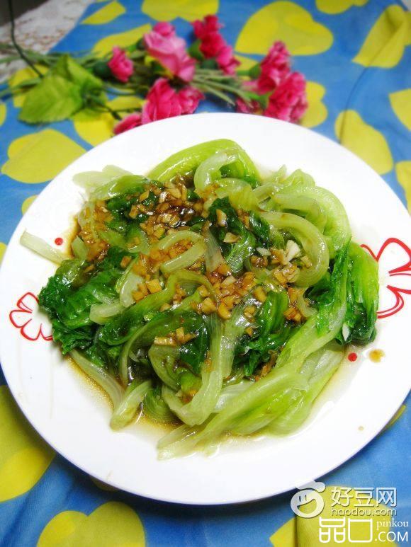 蚝油淋汁生菜