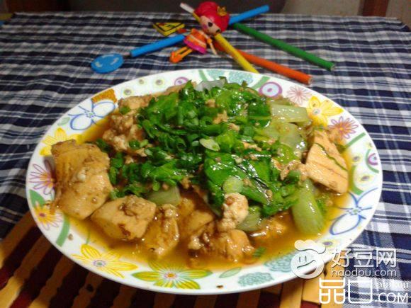 豆腐炒生菜