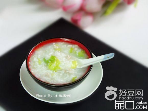 蔬菜肉丝粥