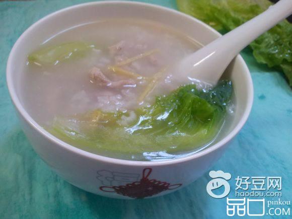 瘦肉蔬菜粥
