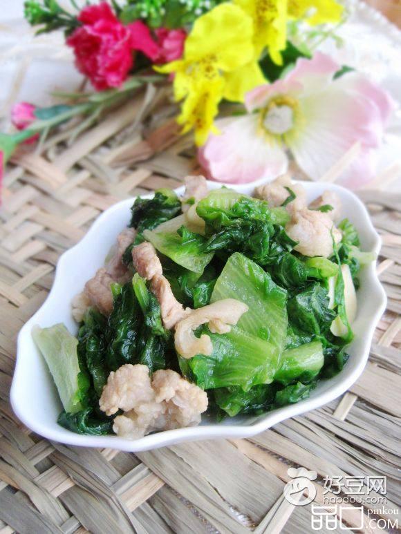 肉片生菜