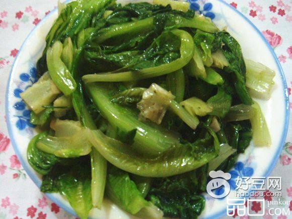 蒜茸炒生菜