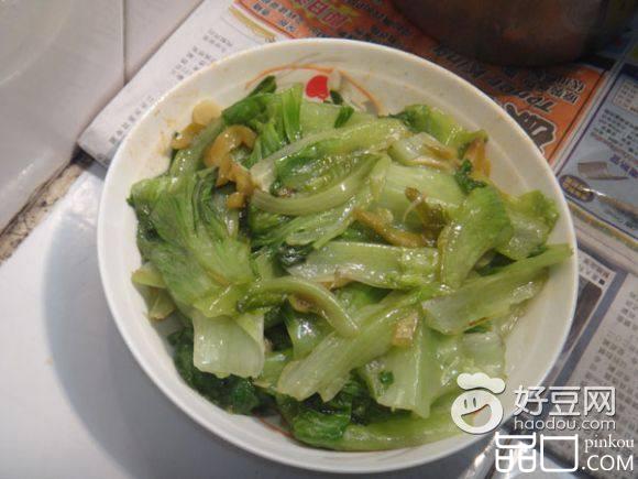 榨菜炒生菜