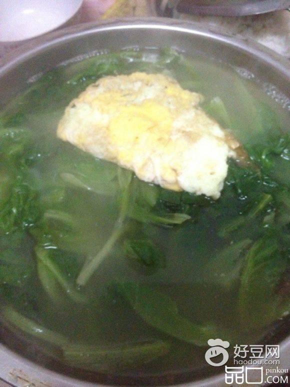 鸡蛋生菜汤