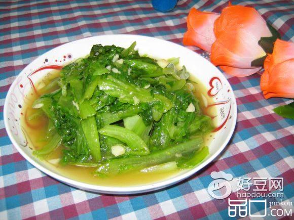 蒜末生菜