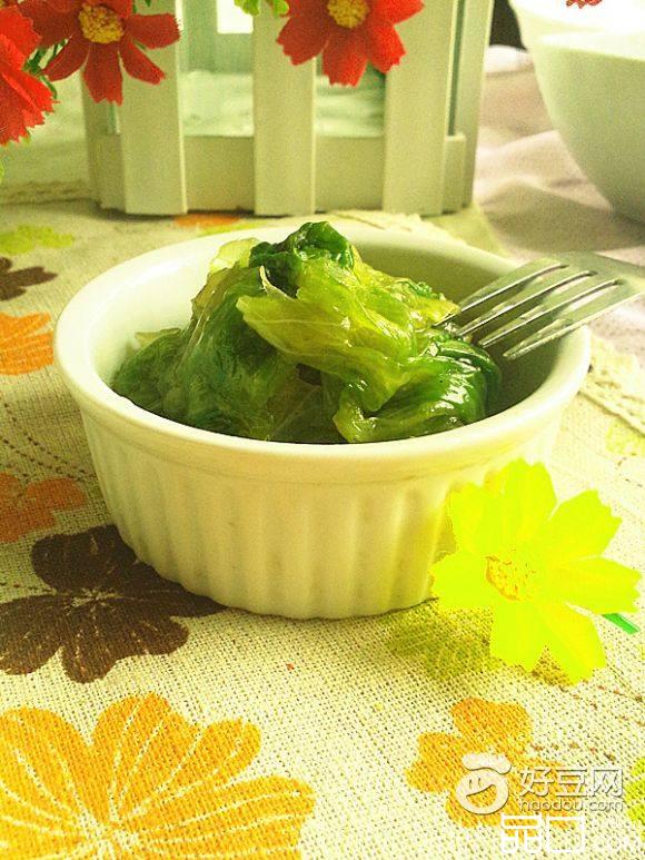 椒香炝球生菜