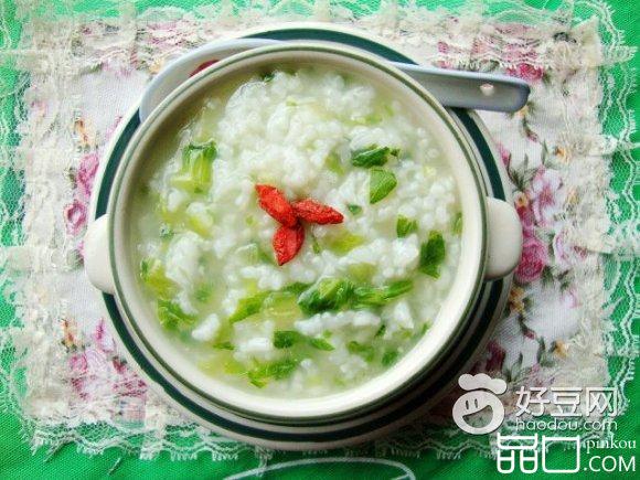 清香生菜粥
