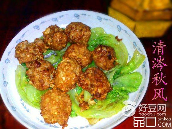 蚝油土豆肉丸子