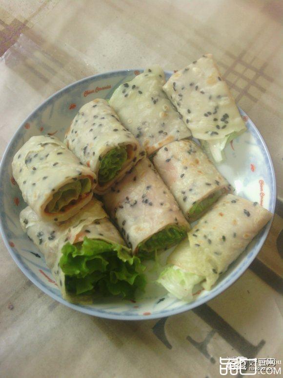 芝麻卷饼