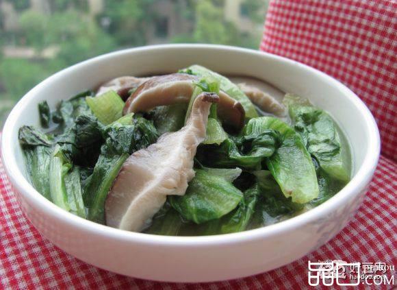 生菜炒香菇