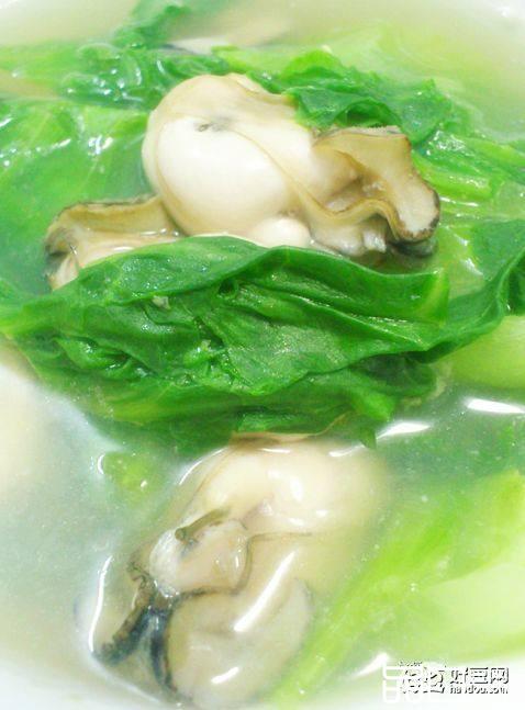 生蚝生菜汤