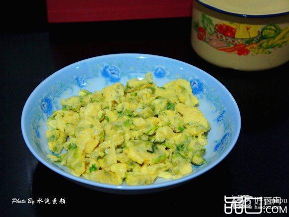 生菜摊鸡蛋