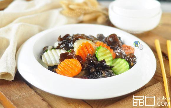 鲍汁山药炒木耳