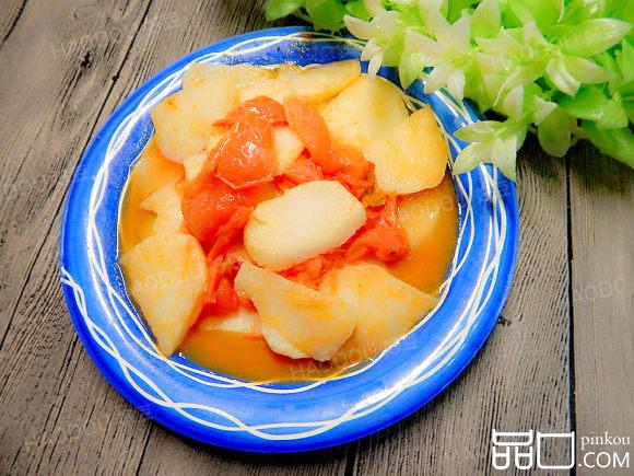 西红柿炒山药