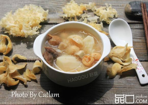 山药银耳瘦肉汤