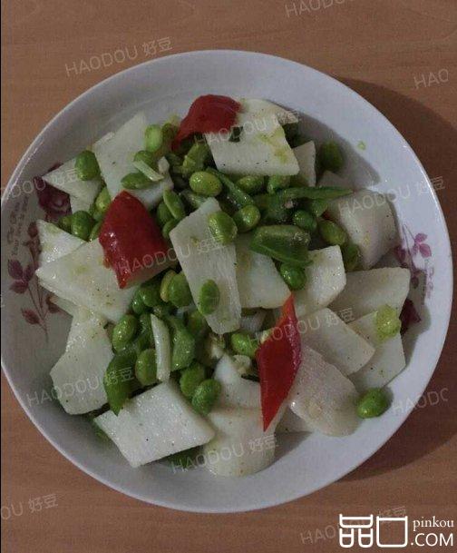毛豆米炒山药