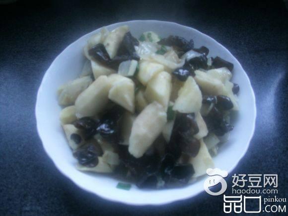 山药黑木耳炒大白菜