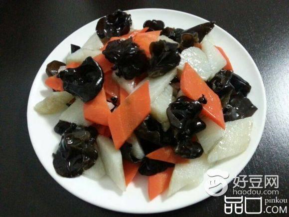 山药拌木耳