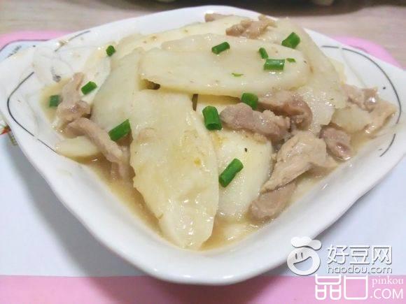 山药炒肉丝