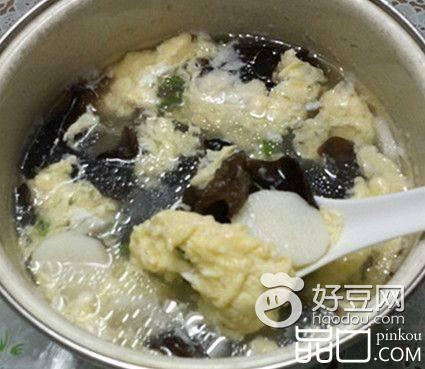 山药木耳鸡蛋汤