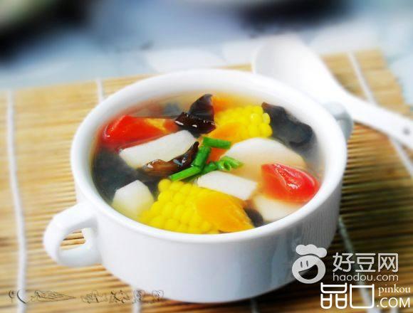 山药鲜蔬汤