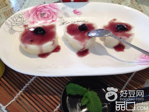 蓝莓酱山药泥