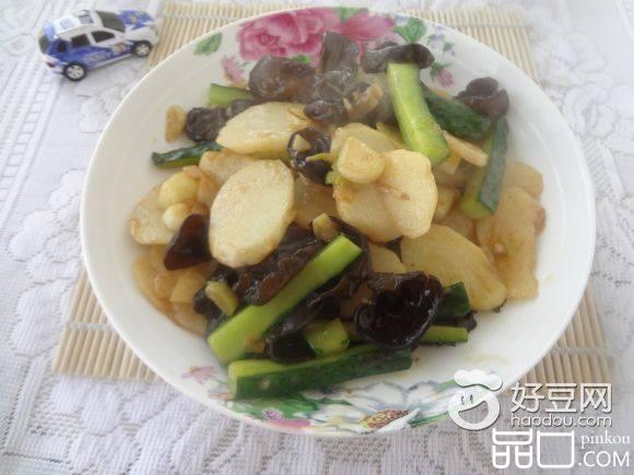 木耳黄瓜炒山药