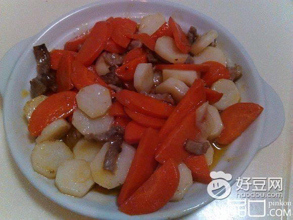 山药胡萝卜炒肉