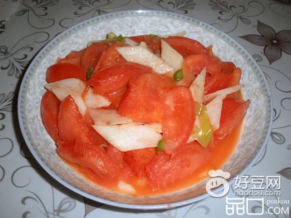 蒜香山药西红柿