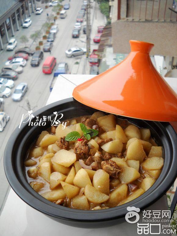塔吉锅版山药炖鸭