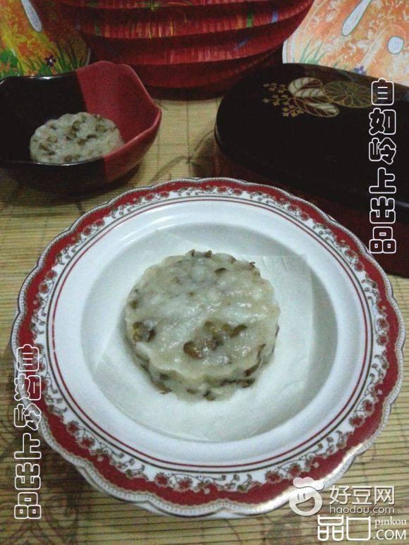 山药糯米绿豆糕