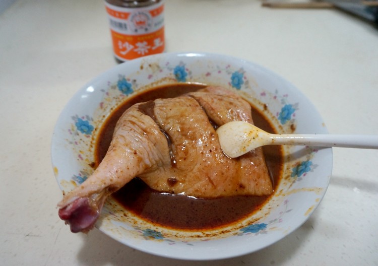 烤沙茶鸭腿步骤4