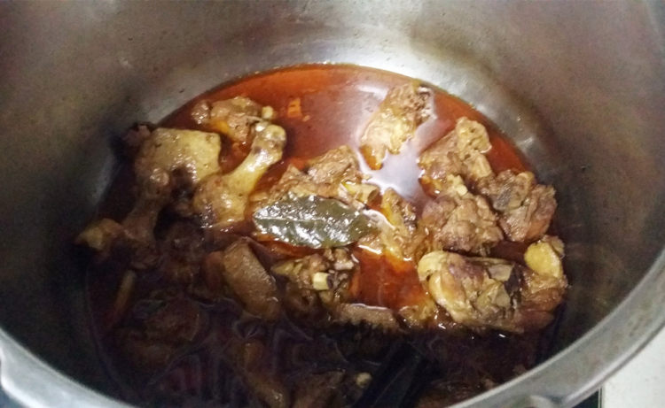 啤酒烧鸭肉步骤13