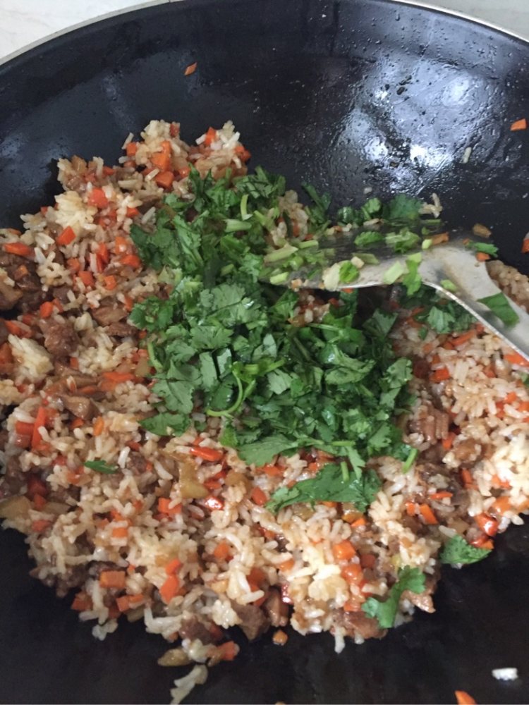 潮汕鸭肉炒饭步骤7