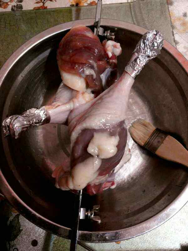 转叉烤鸭腿步骤3