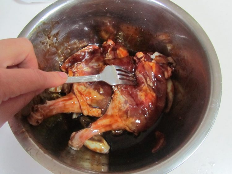 秘制烤鸭腿步骤4