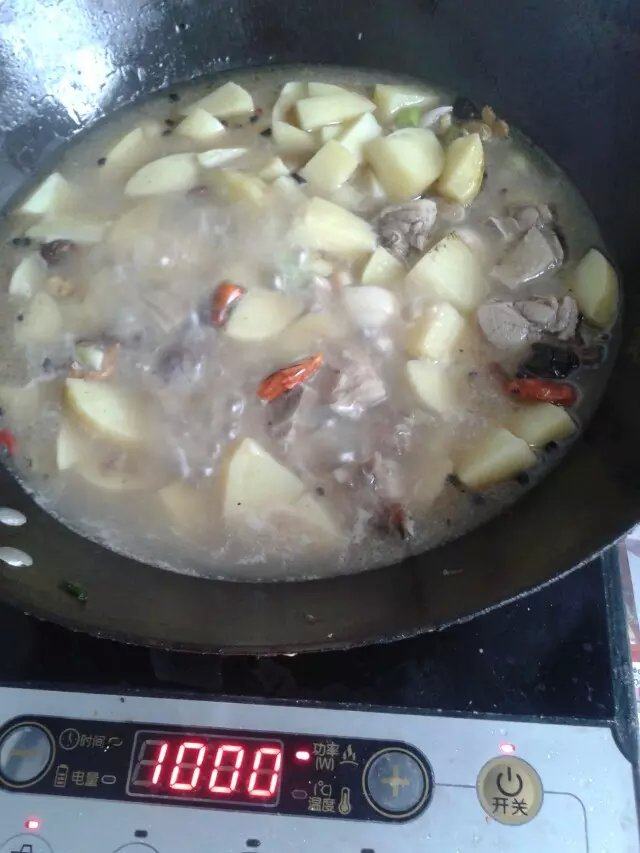 土豆炖鸭块步骤6