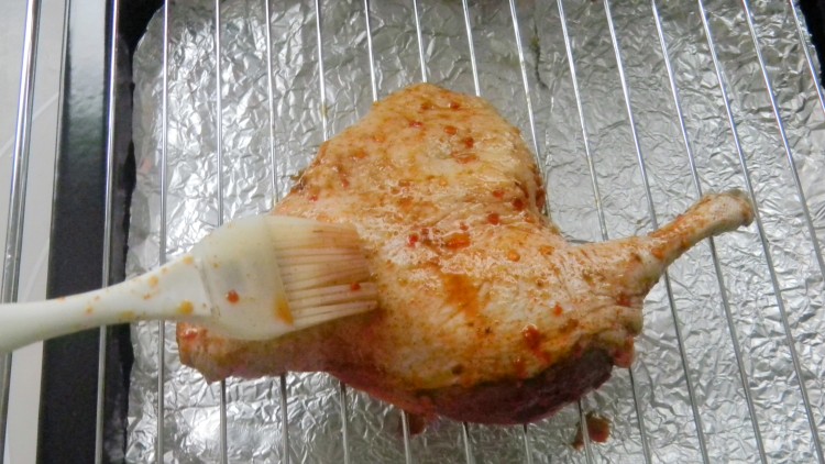 香辣烤鸭腿步骤4