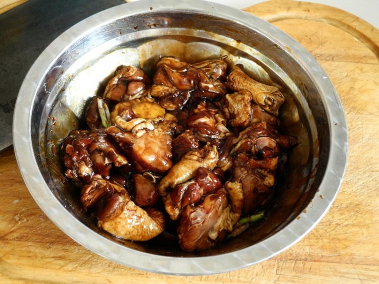蒸鸭块步骤3