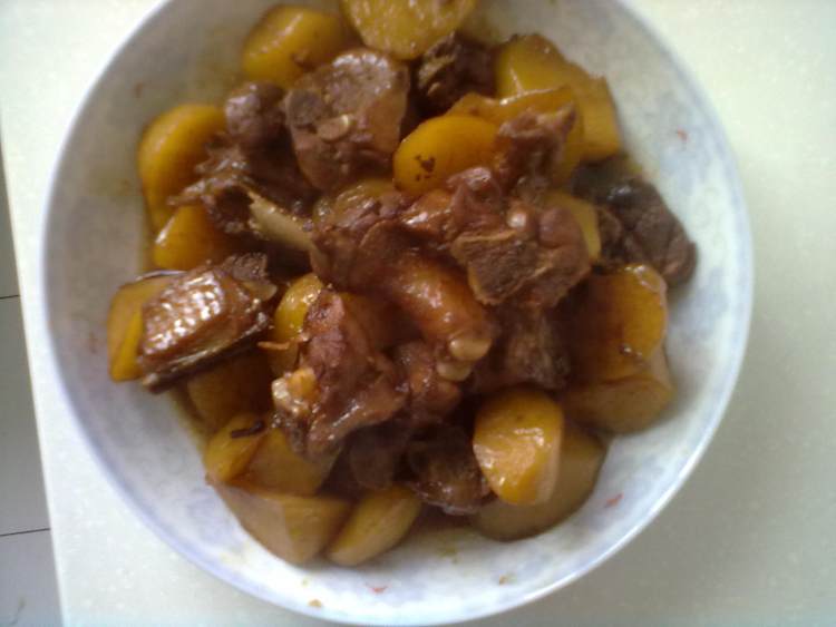 土豆鸭块步骤6