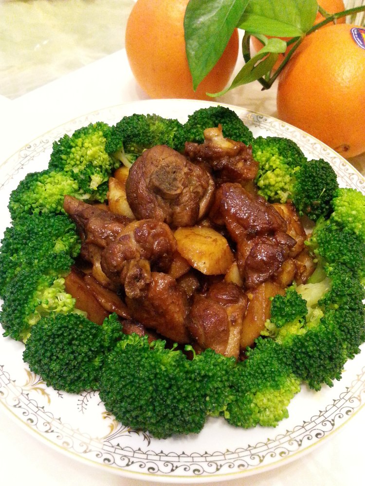 土豆焖鸭腿步骤8