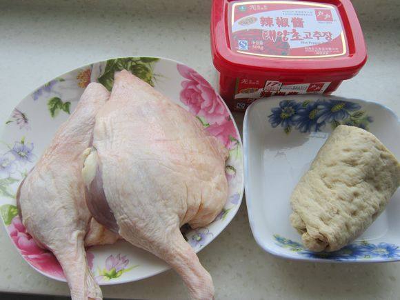 面筋焖鸭步骤1