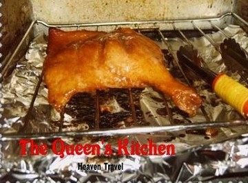柠香肉酱烤鸭腿步骤5