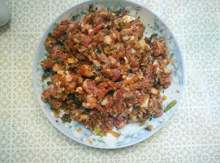 咸蛋蒸肉饼步骤2