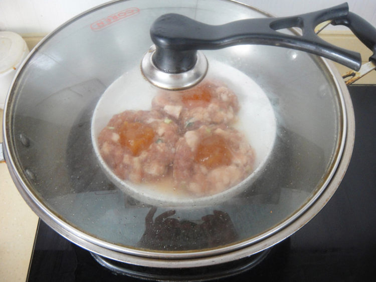 【手工美食】肉饼蒸咸步骤7