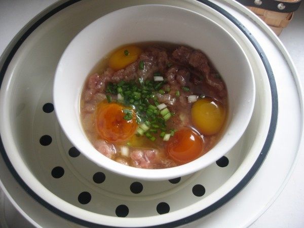 双蛋蒸肉步骤7