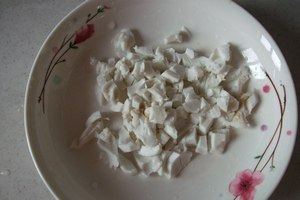 咸蛋拌豆腐步骤6