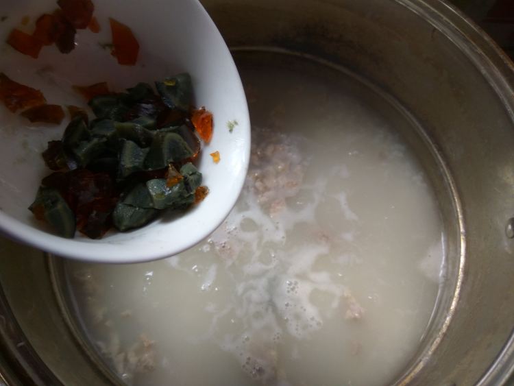 皮蛋瘦肉粥#多效护理步骤6